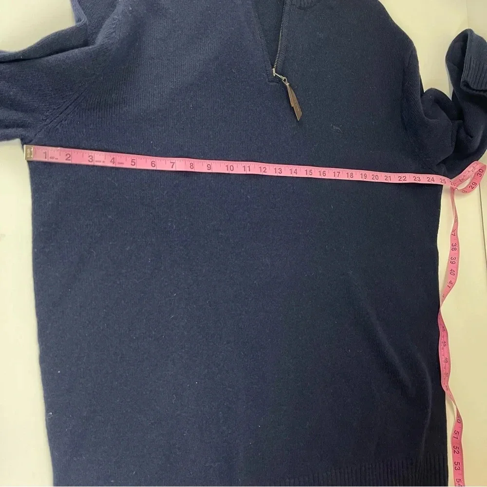 NEW Rodd & Gunn Wool Sweater Mens 2XL Navy Blue Pullover Quarter Zip NWOT